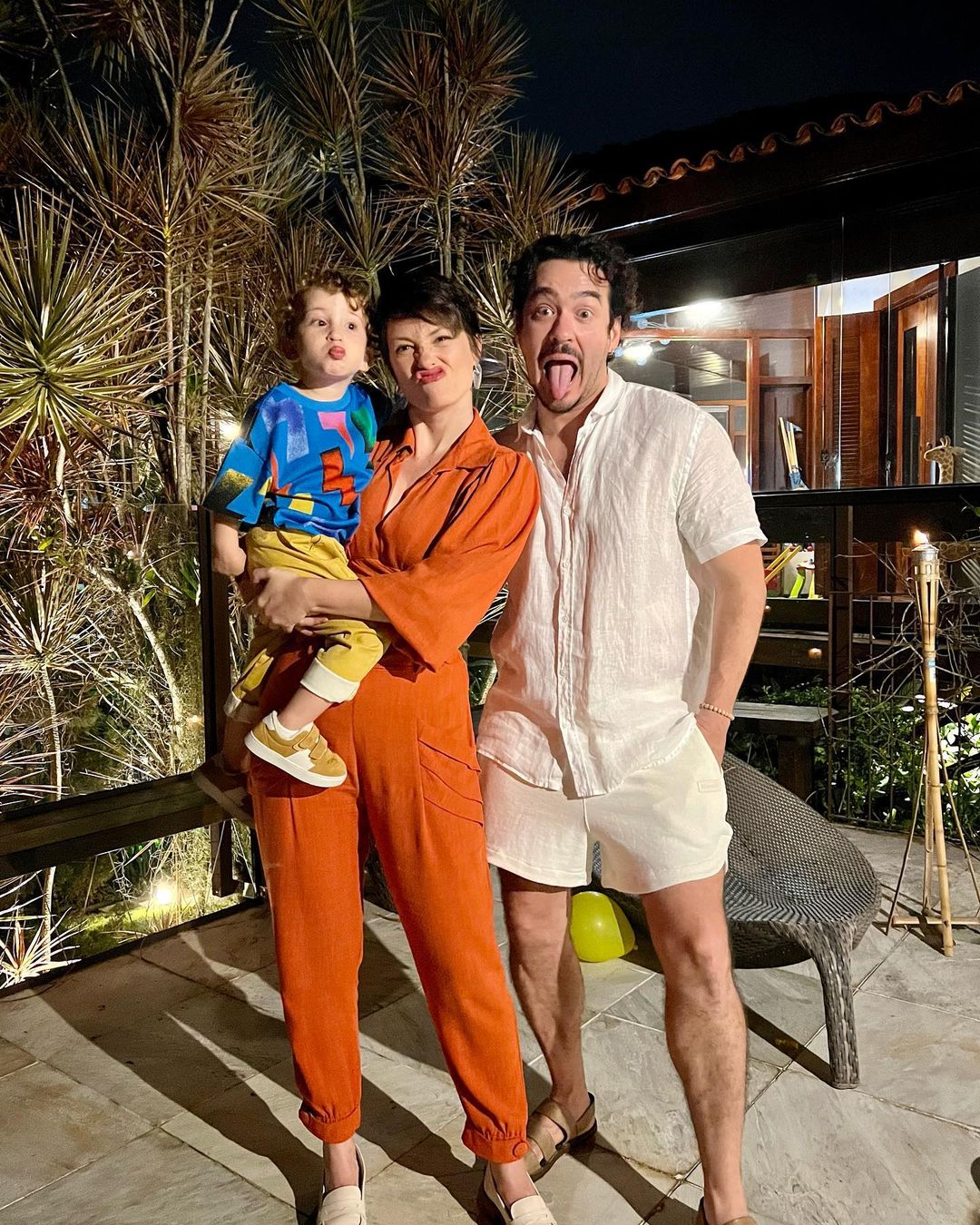 Marcos Veras em família