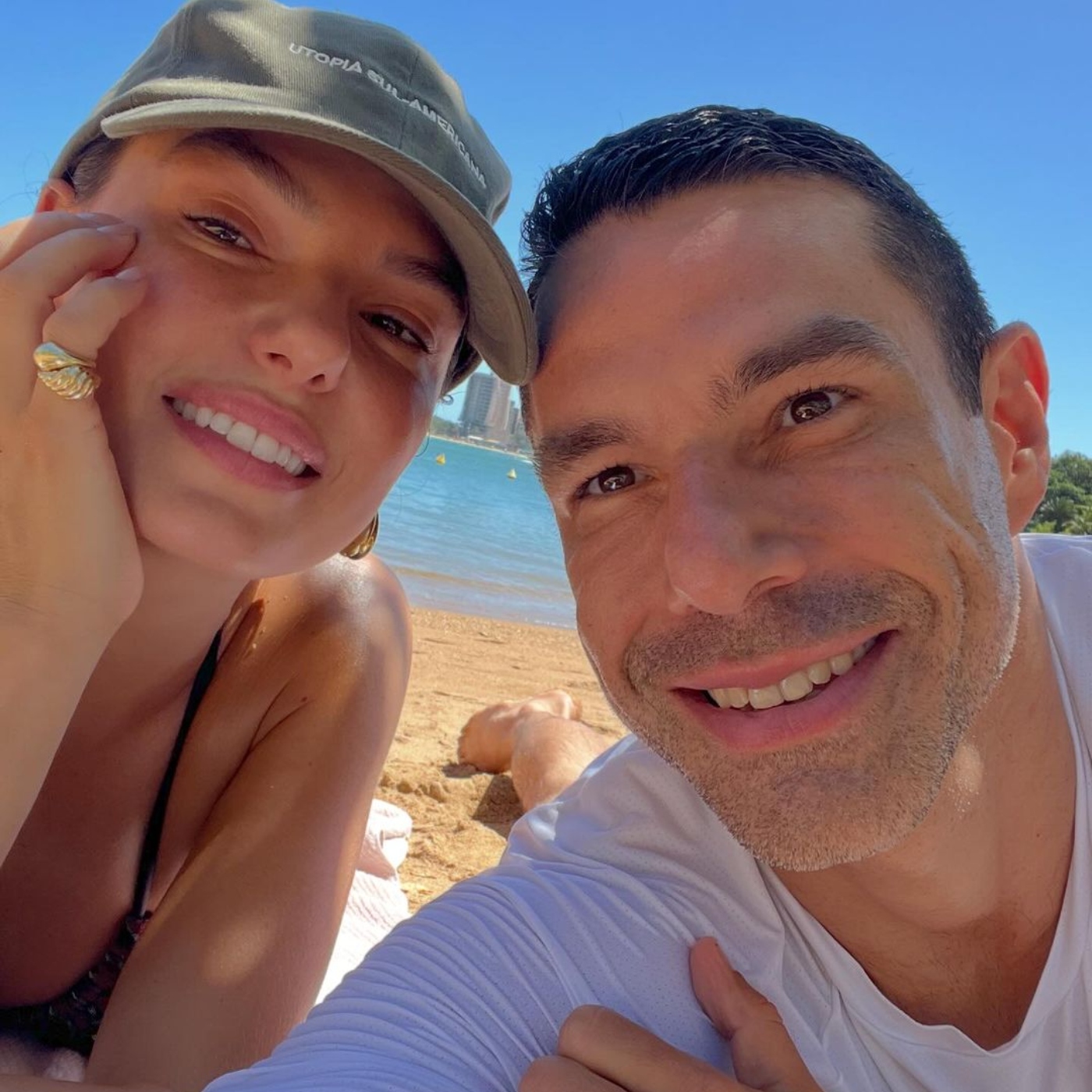 Marcus Buaiz e Isis Valverde em viagem