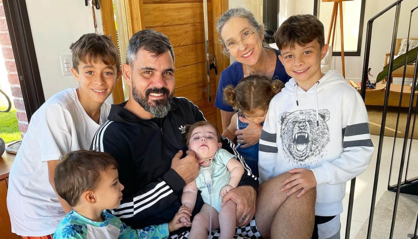 Juliano e Letícia Cazarré celebram 11 meses de Maria Guilhermina