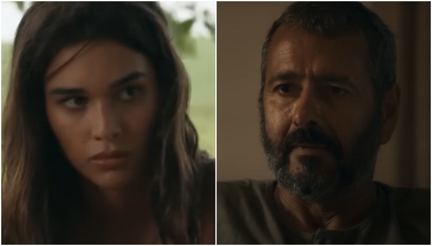 Mariana (Theresa Fonseca) e José Inocêncio (Marcos Palmeira) em