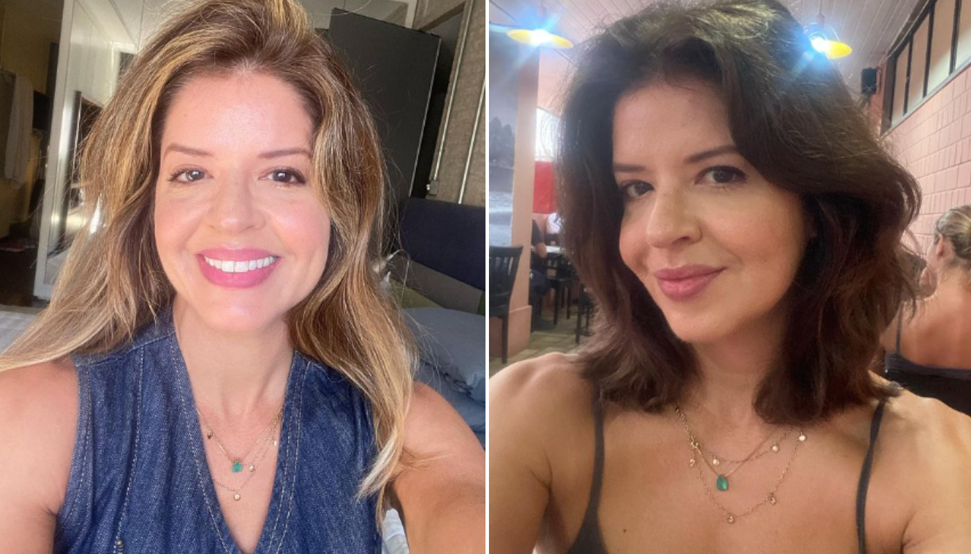 Mariana Santos mudou de visual para