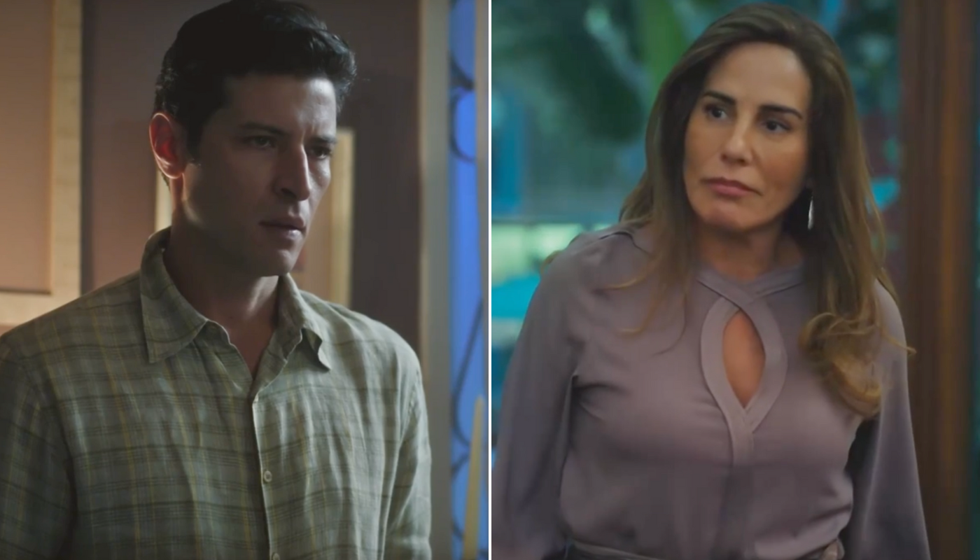 Irene (Gloria Pires) e Marino (Leandro Lima) e