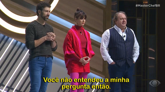 Sotaque de Jacquin fez com que participante não o entendesse