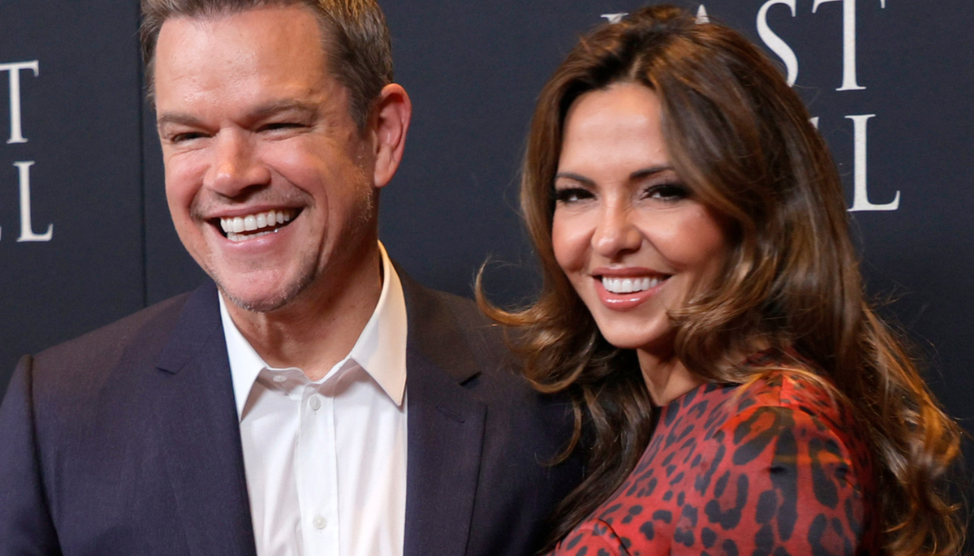 Matt Damon e Luciana Barroso