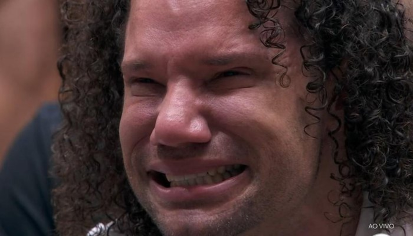 Maycon chora ao ser eliminado do BBB24