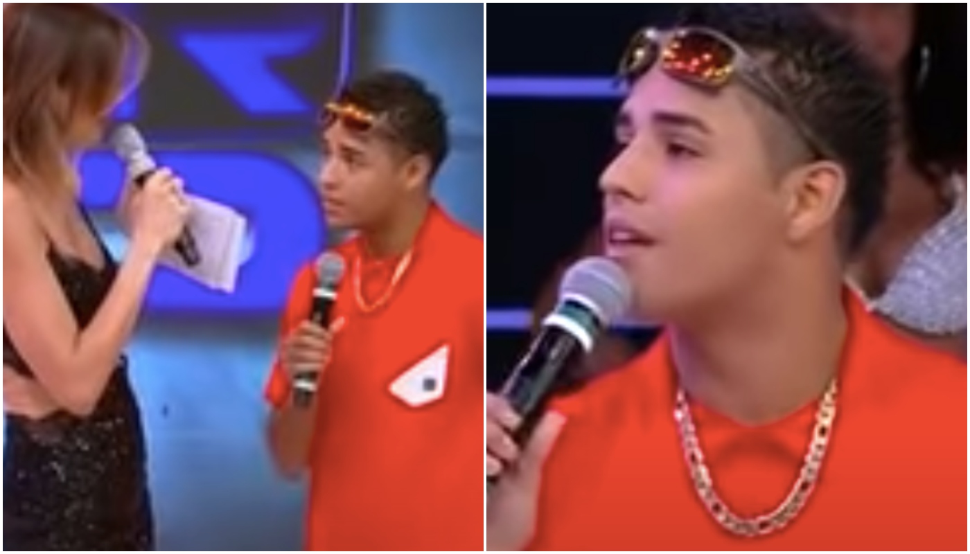 MC Daleste no programa
