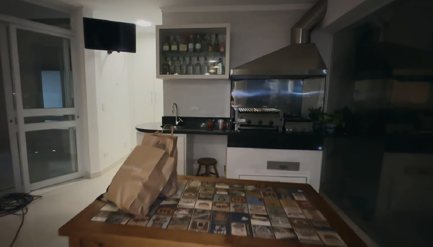 Área da churrasqueira