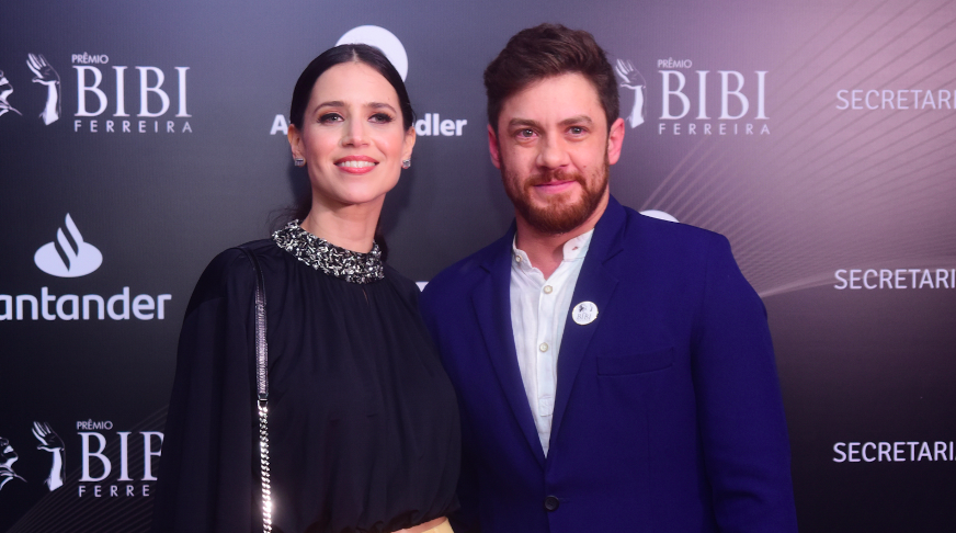 Mel Lisboa e Leonardo Miggiorin.