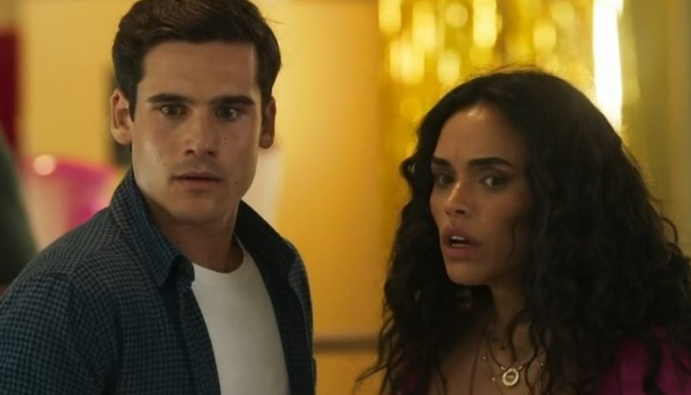 Miguel (Nicolas Prattes) e Luna (Giovana Cordeiro) em