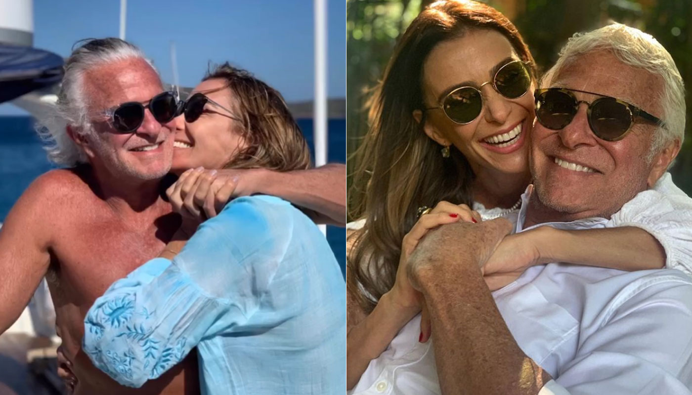 Monica Martelli e o namorado, o empresário Fernando Altério
