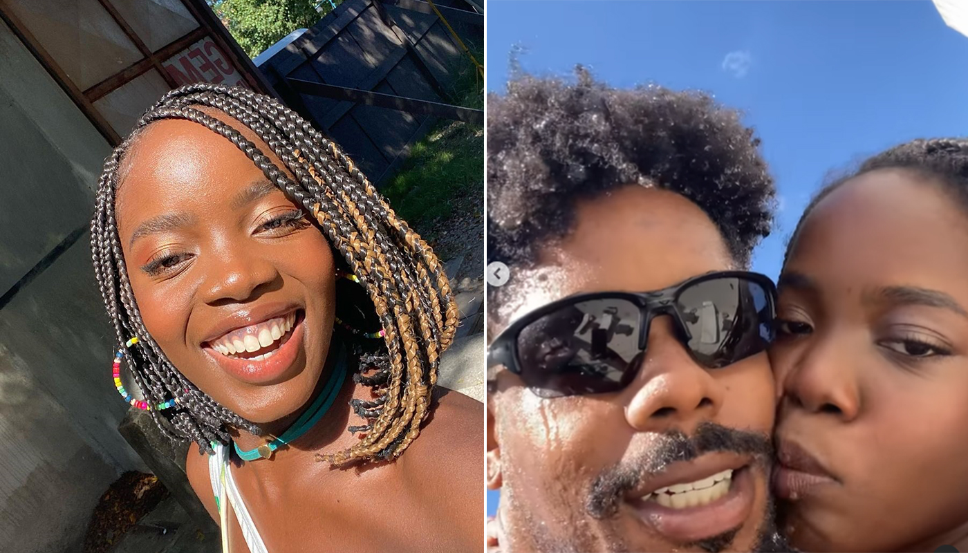 Clara Moneke e o namorado Tácio