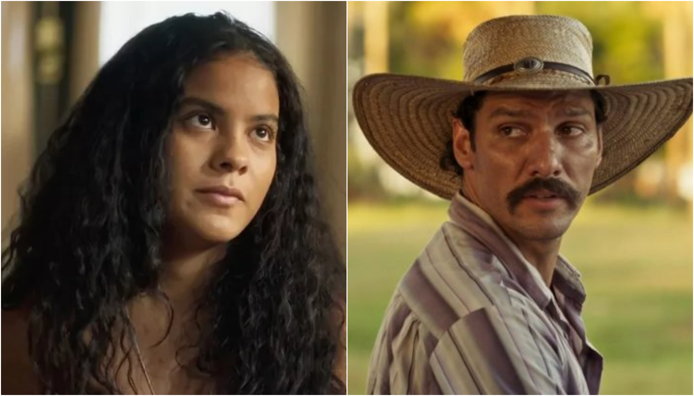 Muda e Tibério em cenas de