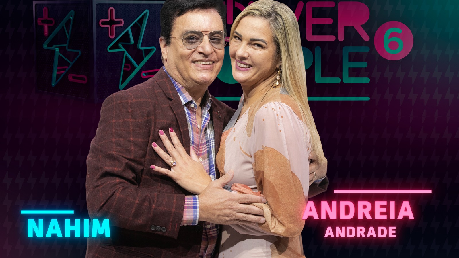 Nahim e sua esposa, Andreia Andrade