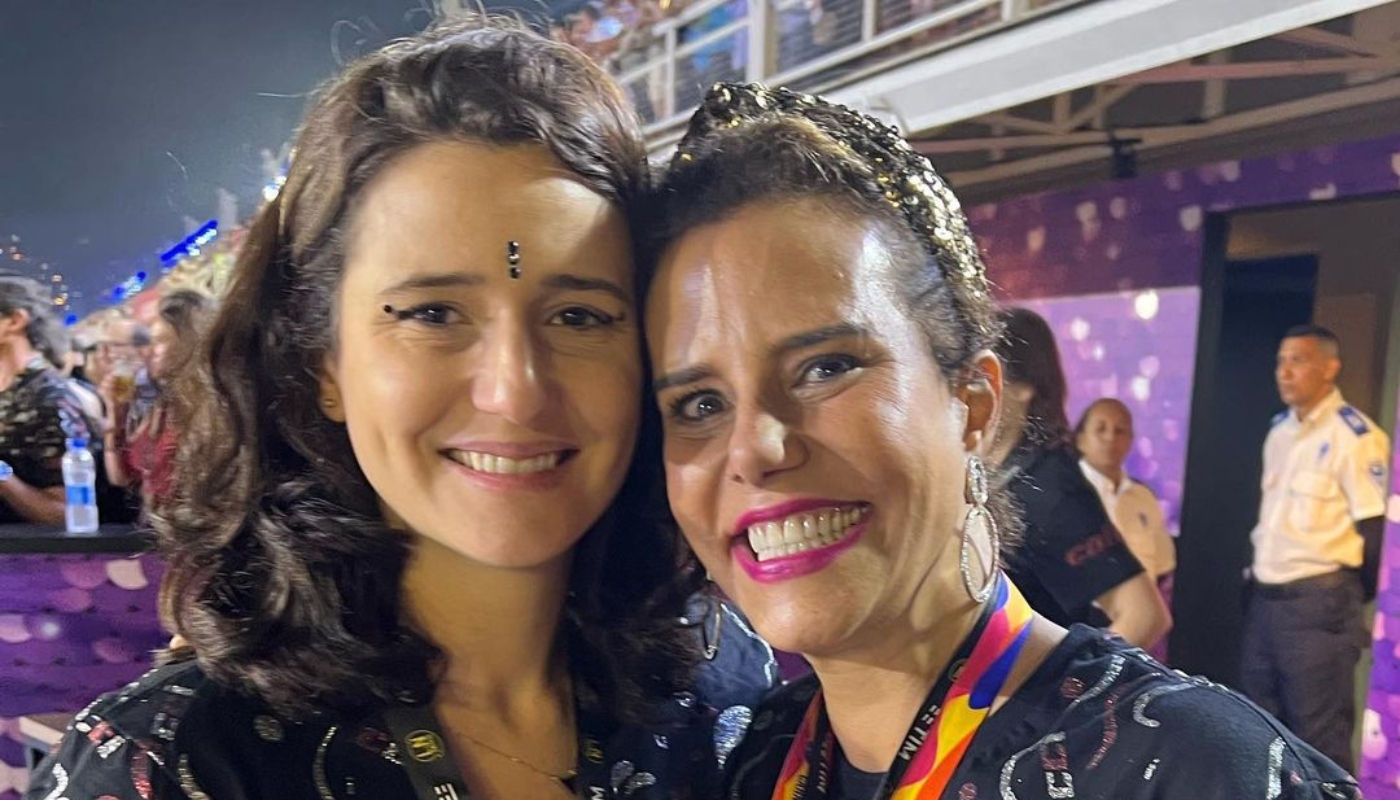 Narcisa com a filha Marianna