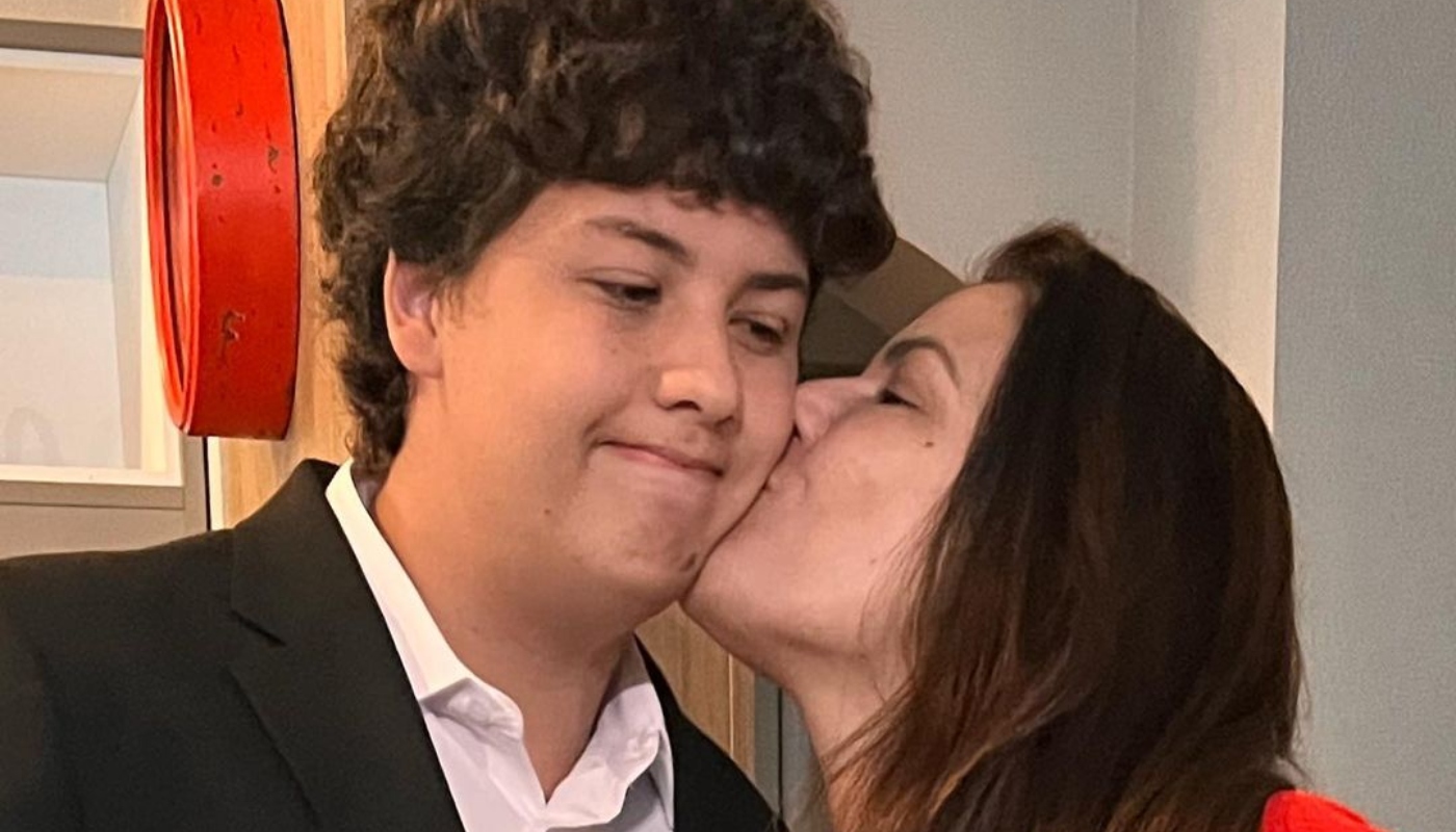 Nivea Stelmann se derrete pelo filho Miguel