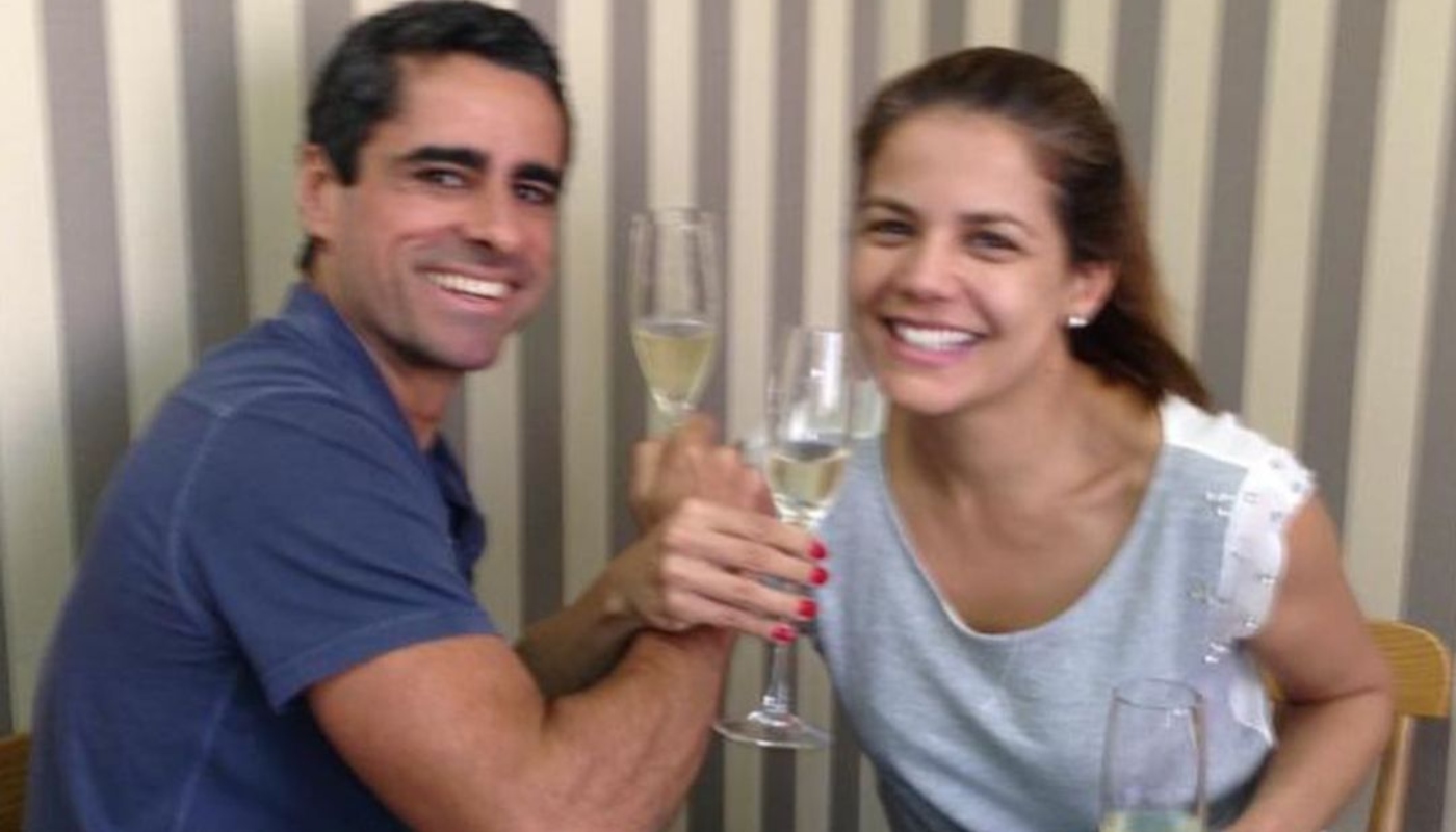 Nivea Stelmann com o marido Marcus Rocha