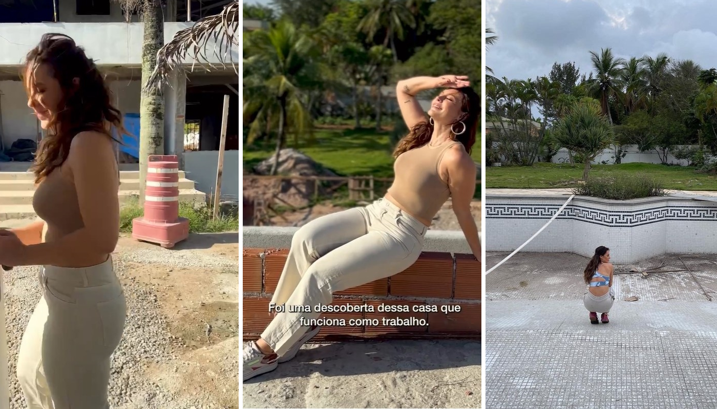 Obra da nova casa da Paolla Oliveira