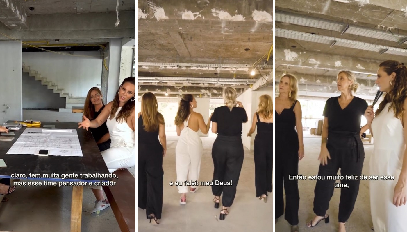 Obra na casa de Paolla Oliveira