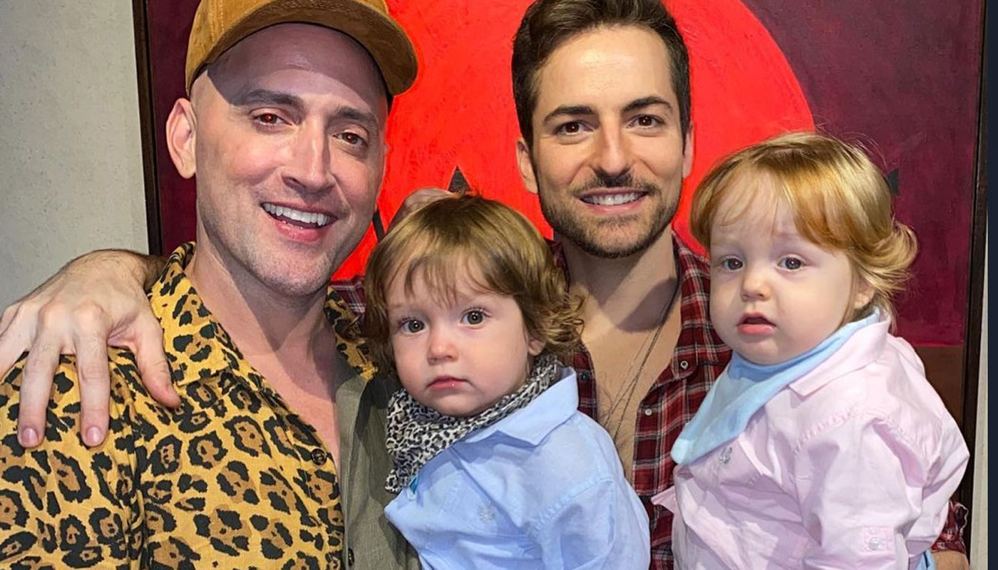 Paulo Gustavo, Thales Bretas e os filhos, Gael e Romeu