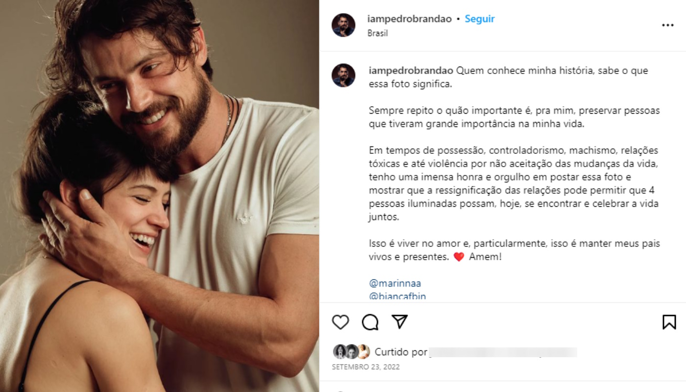 Declaração de Pedro Brandão ao casal Bianca Bin e Sergio Guizé