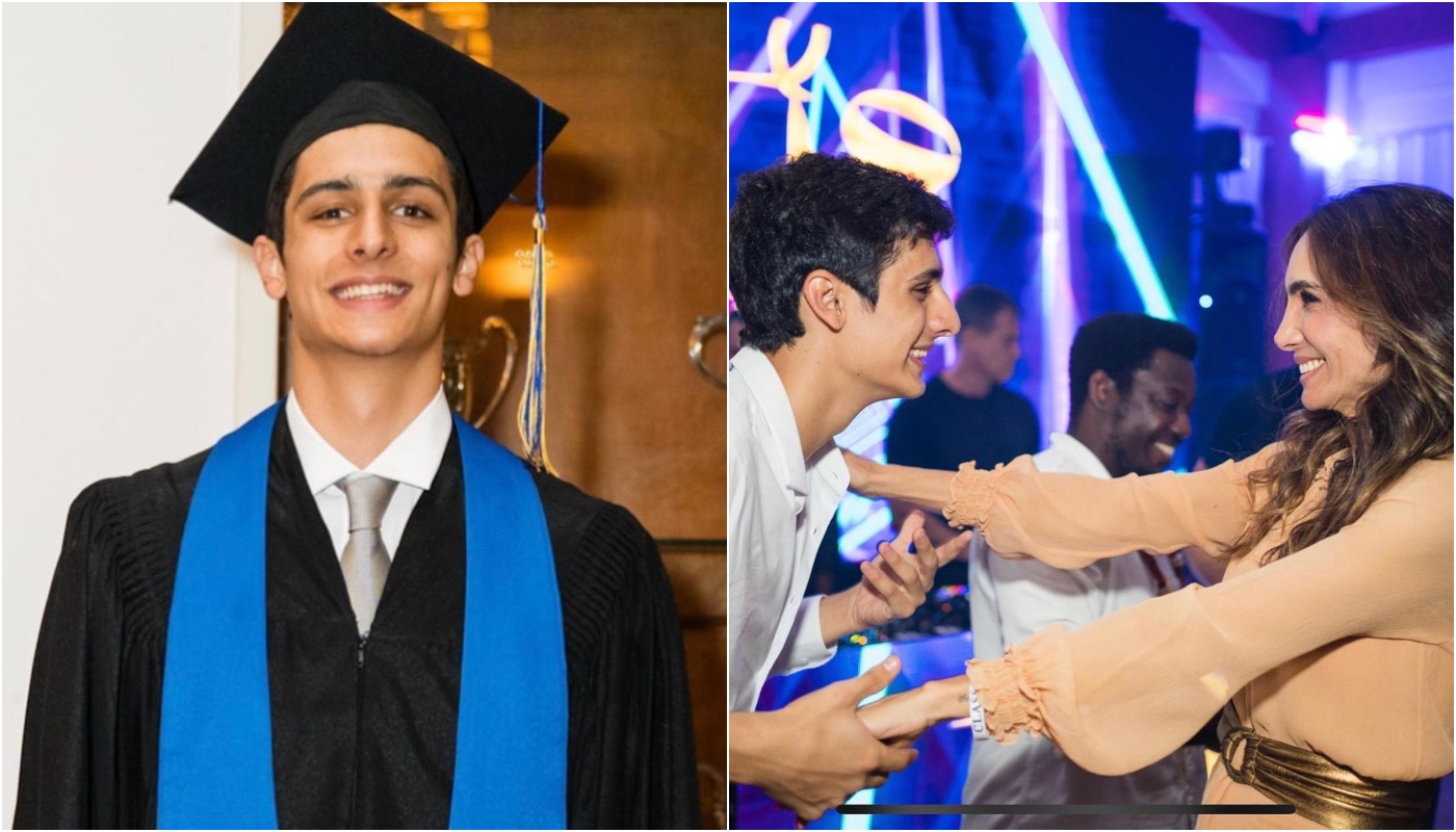 Pedro Garcia em registros da formatura