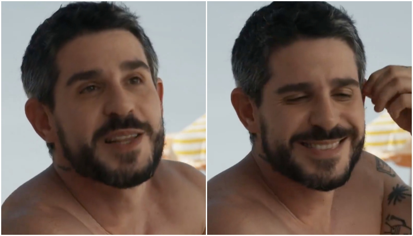Pedro Neschling em cena como Eriberto, de