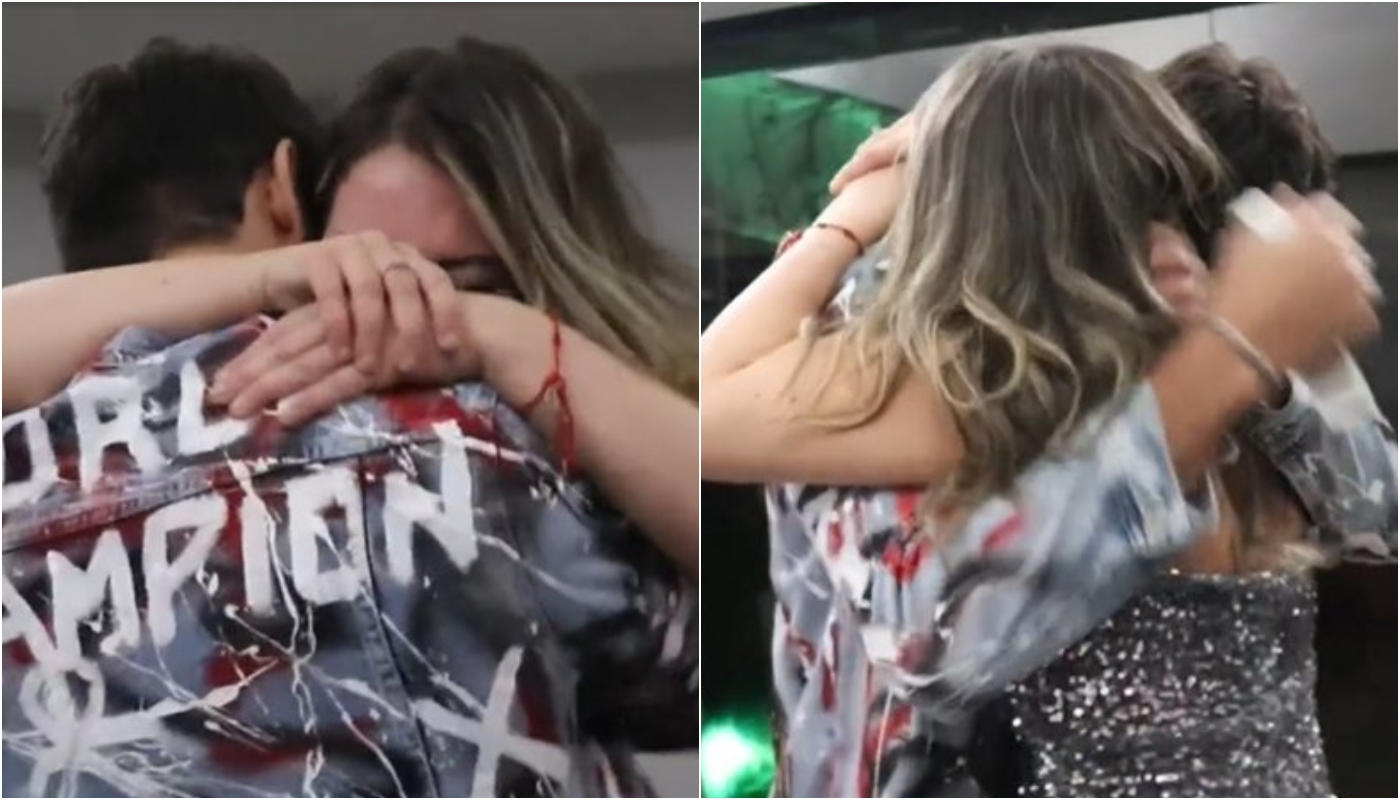 Reencontro de Amanda com Cara de Sapato no BBB23