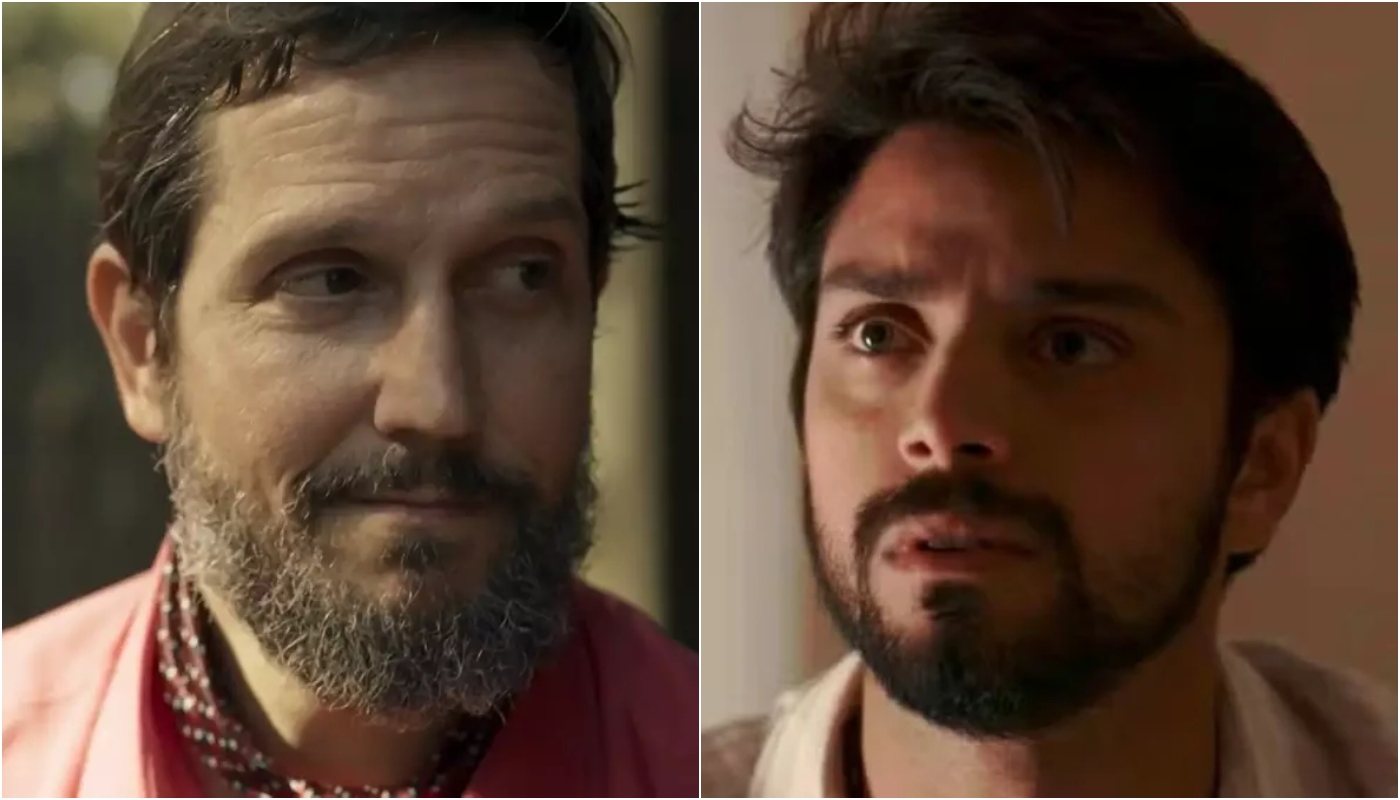 Egídio (Vladimir Brichta) e Venâncio (Rodrigo Simas) em