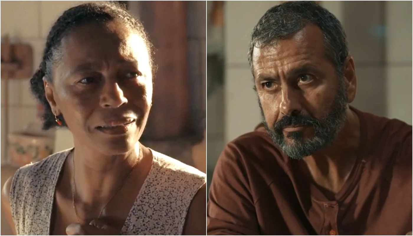 Inácia (Edvana Carvalho) e José Inocêncio (Marcos Palmeira) em