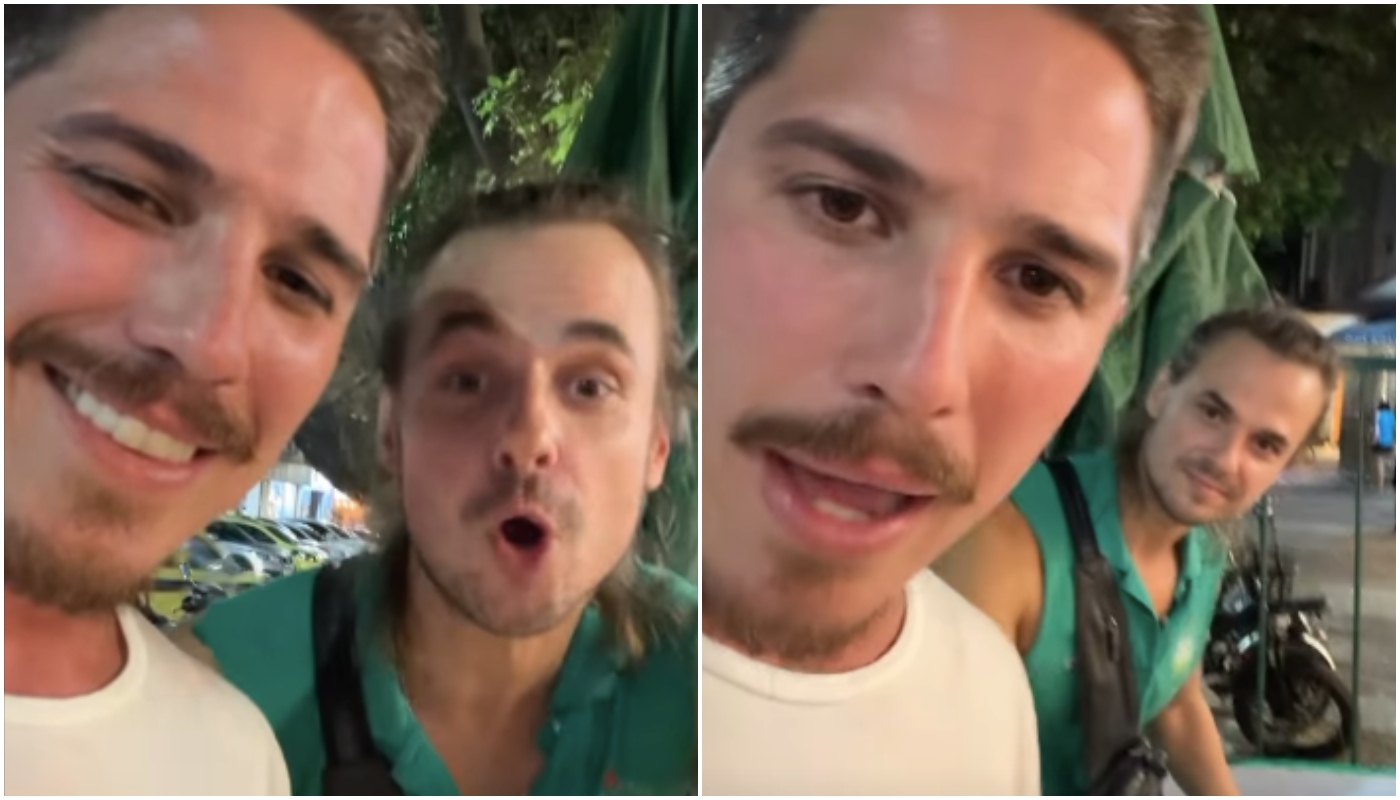 Romulo Arantes Neto com Daniel Erthal