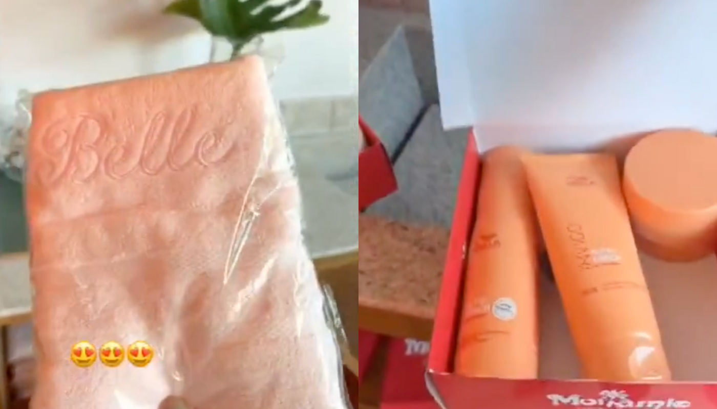 Detalhes do salão de beleza da casa de Belle Silva