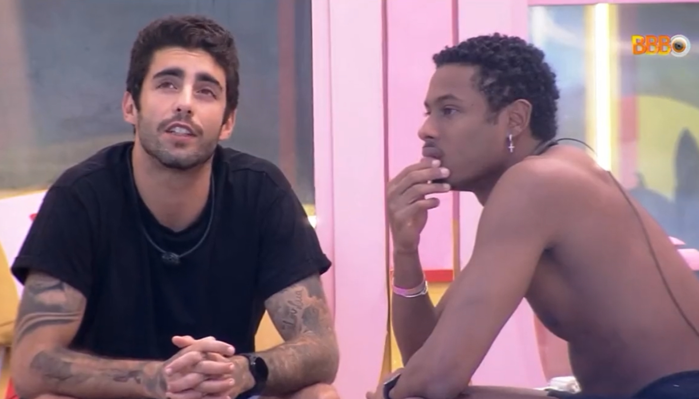 Pedro Scooby e Paulo André no BBB22