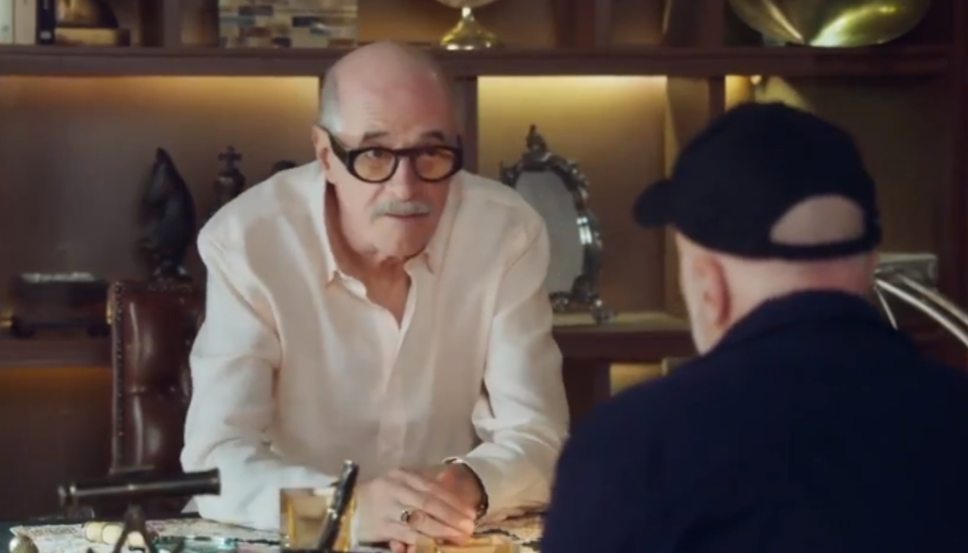 Sérgio (Marcos Caruso) e Fagundes (Antonio Tabet) em