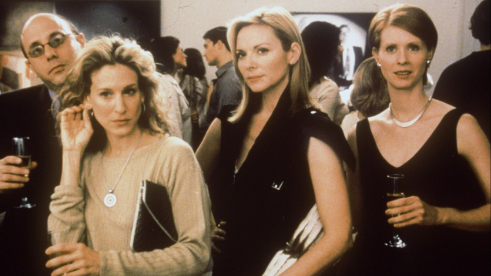 Willie Garson, Sarah Jessica Parker, Kim Cattrall e Cynthia Nixon em