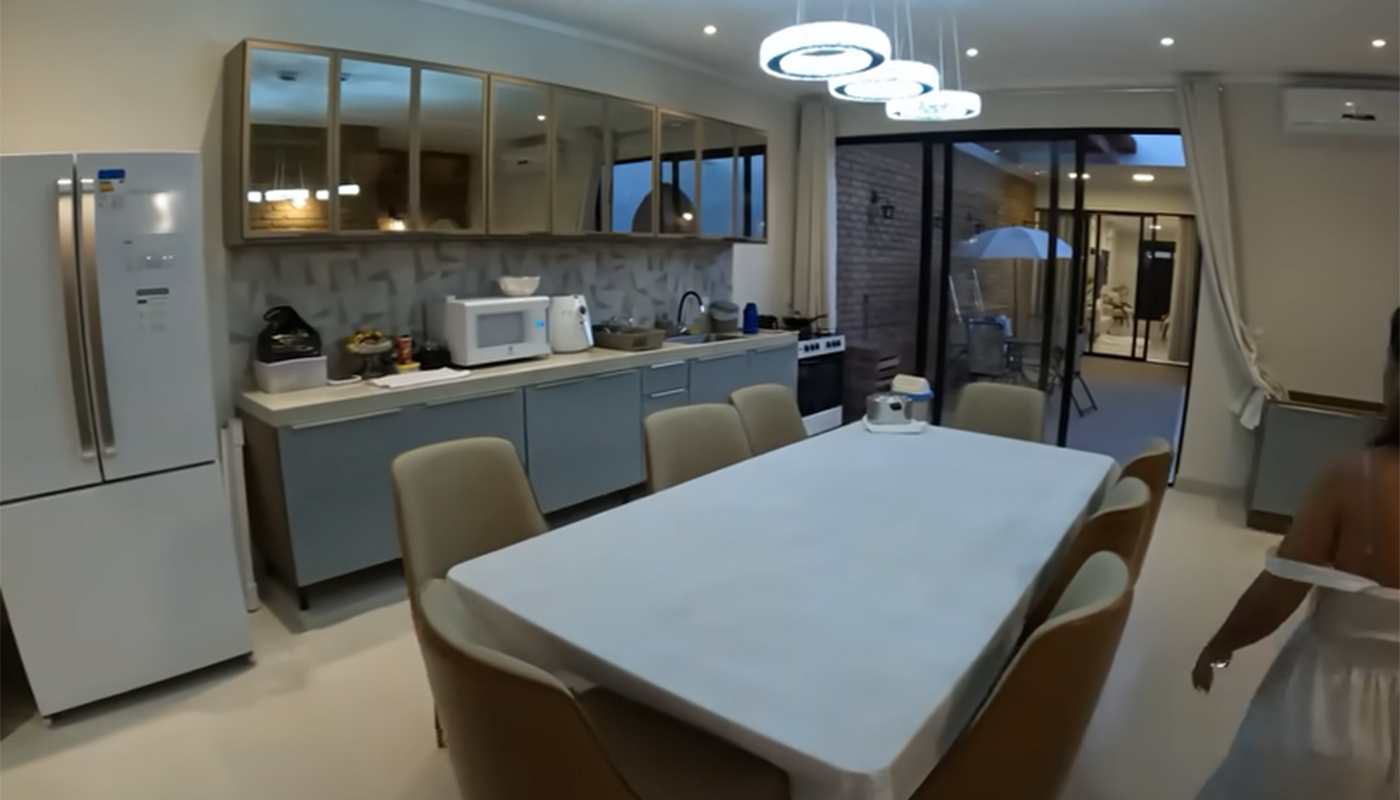 Cozinha da casa de Simone
