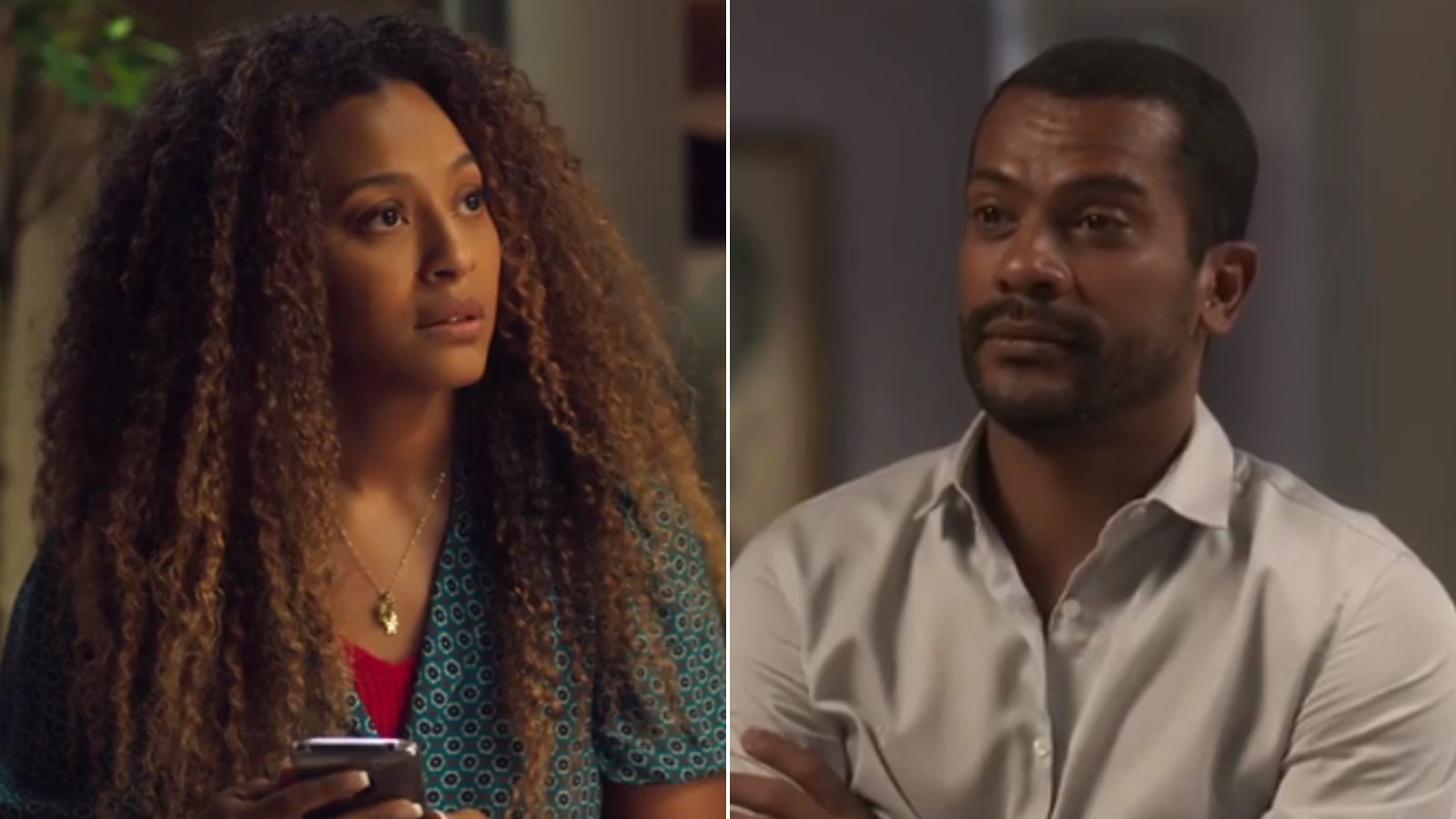 Sol (Sheron Menezzes) e Ben (Samuel de Assis)