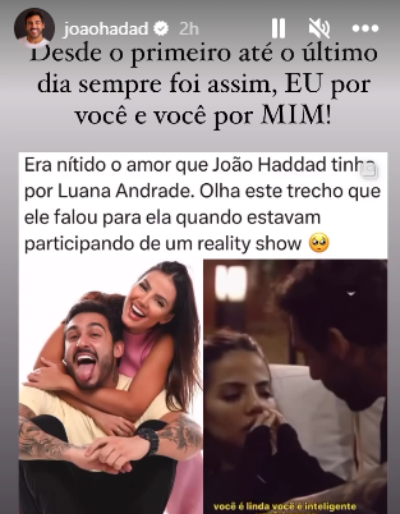 João Hadad fala sobre Luana
