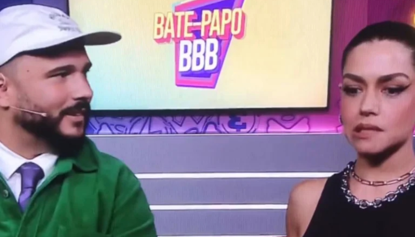 Momento em que Thais Fersoza imita tique de Nizam no BBB24