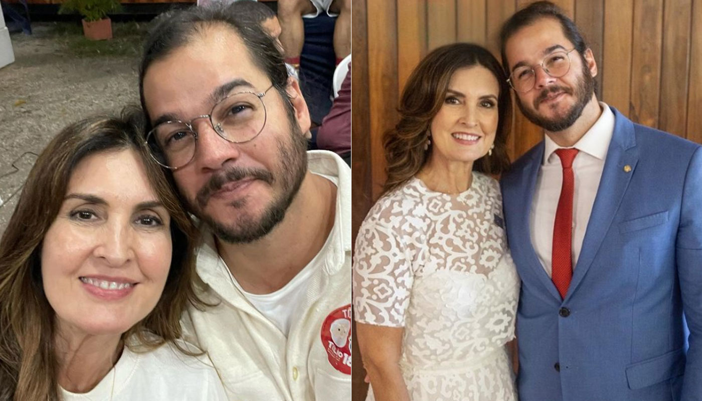 Fátima Bernardes e Tulio Gadelha