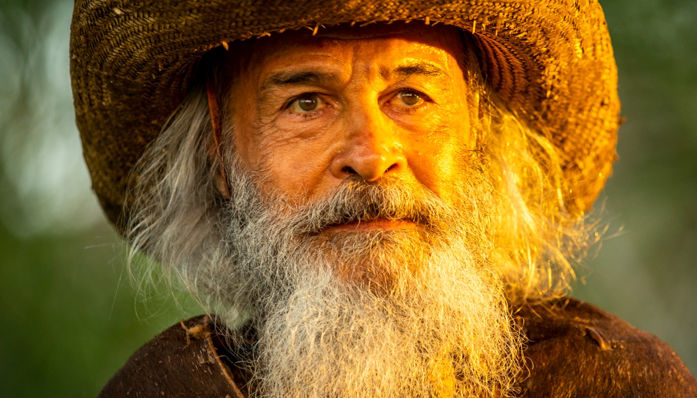 Osmar Prado como Velho do Rio em