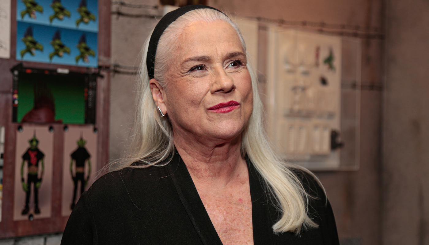 Vera Holtz atraiu os flashes no evento em São Paulo