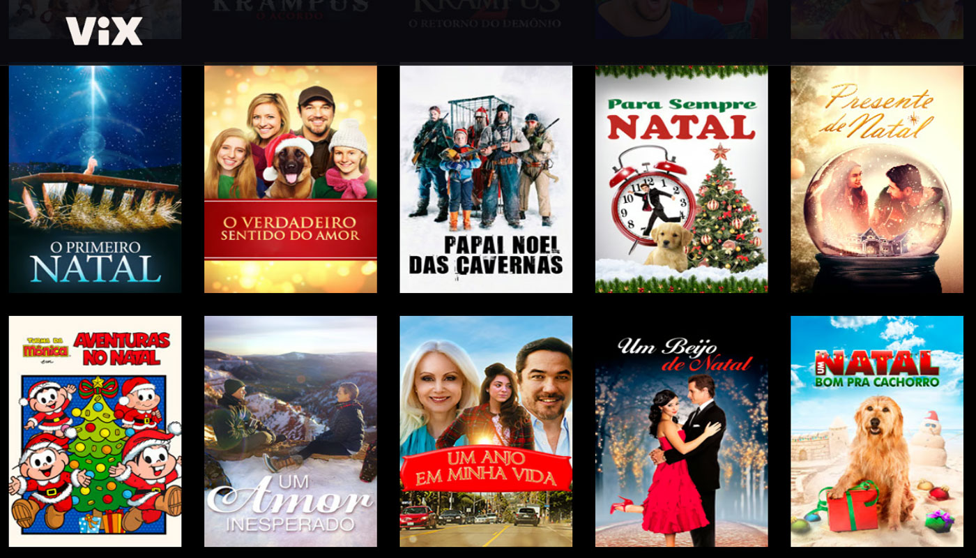 Filmes natalinos para ver de graça na ViX