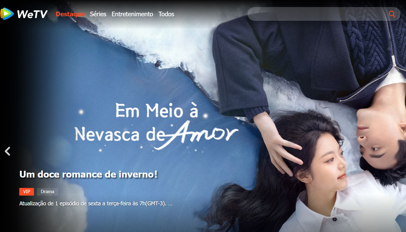 Plataforma de streaming WeTV é boa opção para fãs de doramas