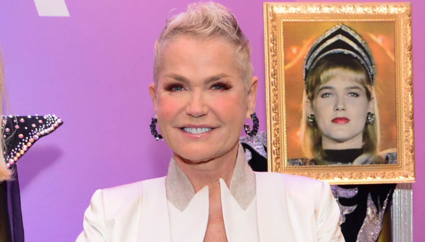 Xuxa Meneghel no lançamento do documentário