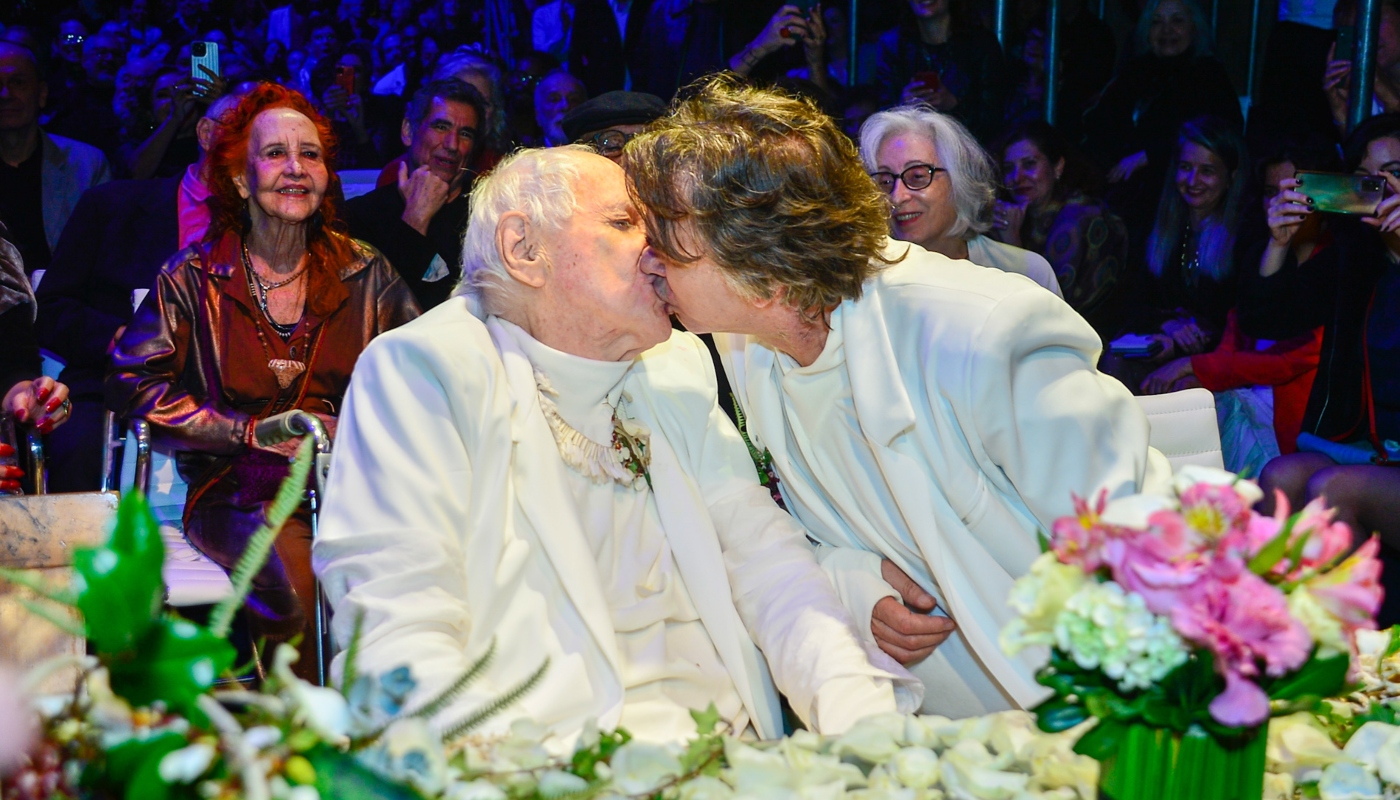 Zé Celso e Marcelo Drummond se casaram em cerimônia