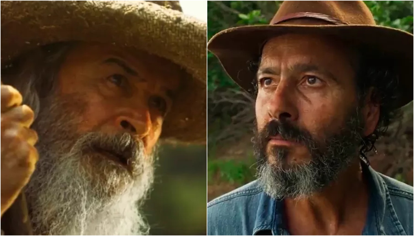Velho do Rio (Osmar Prado) e Zé Leôncio (Marcos Palmeira) em
